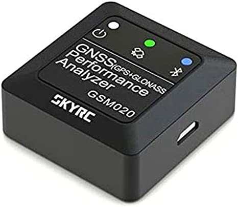 SKYRC GSM020 GNSS GPS GLONASS Bluetooth Enabled Compact RC Vehicle Mounted Performance Data Tracker and Analyzer for RC Cars